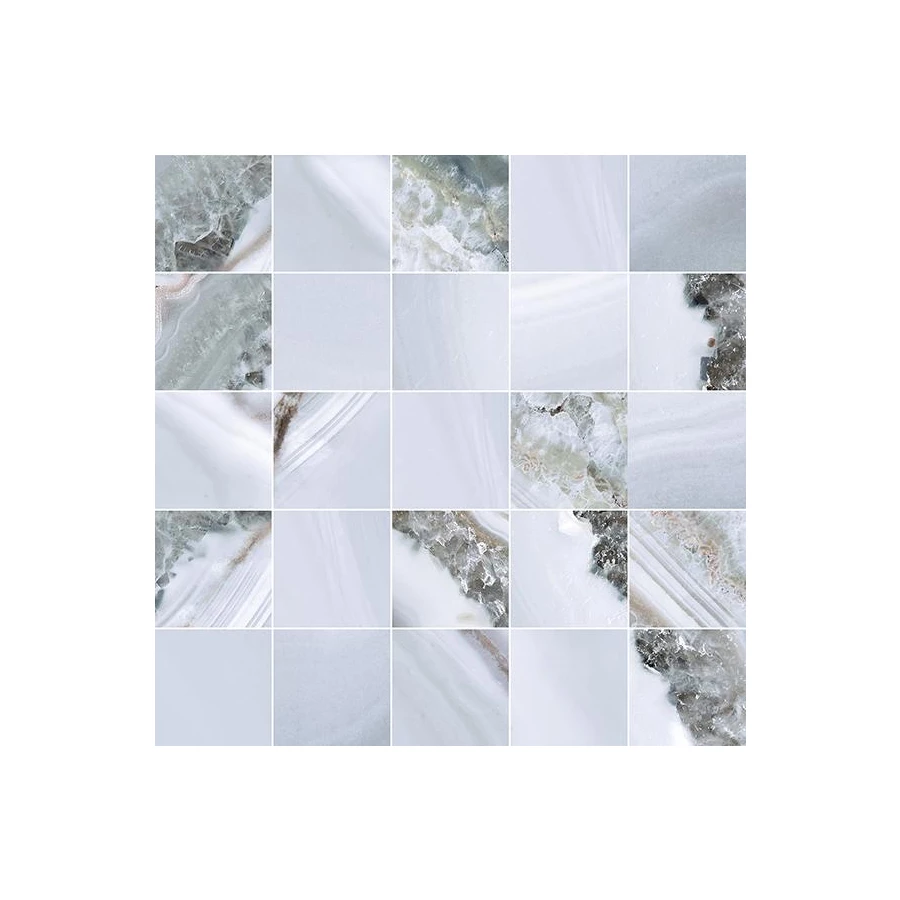 Декор Laparet Event мозаичный голубой MM34103 25х25