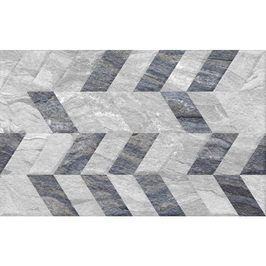 Плитка настенная Gracia Ceramica Стрим низ 03 матовая серая 010100001566 40х25 см