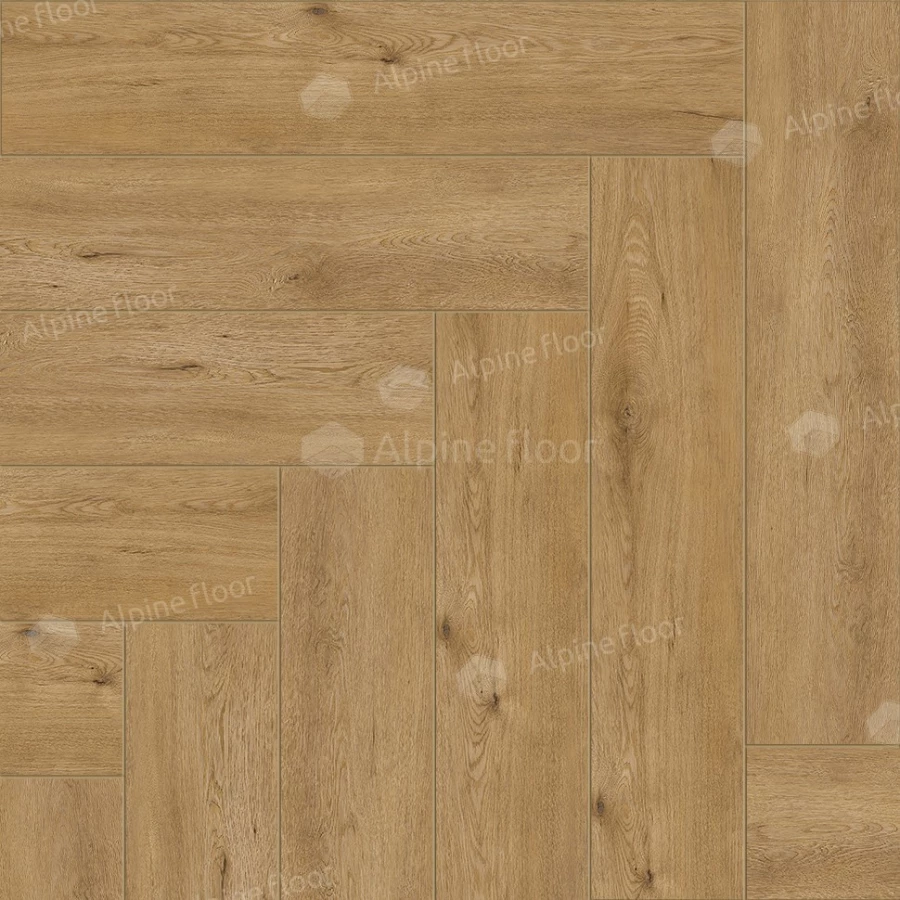 Каменный SPC ламинат Alpine Floor Tulesna Art Parquet Tesoro 1005-1 43 класс 4 мм 19.5 кв.м 60х12.5 см