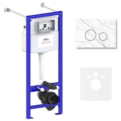 Комплект инсталляции для подвесного унитаза Lavinia Boho Relfix 77020041 (комплект 4 в 1)