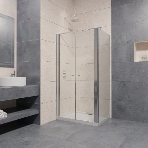 Душевой уголок RGW PA-47 PA-04 + Z-12 + A-11 + держатель Прозрачное 04084728-11 120х80 см