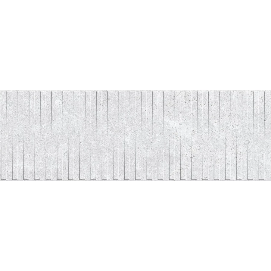 Плитка Saloni Markthal Metric Light матовая белая 90x30 см