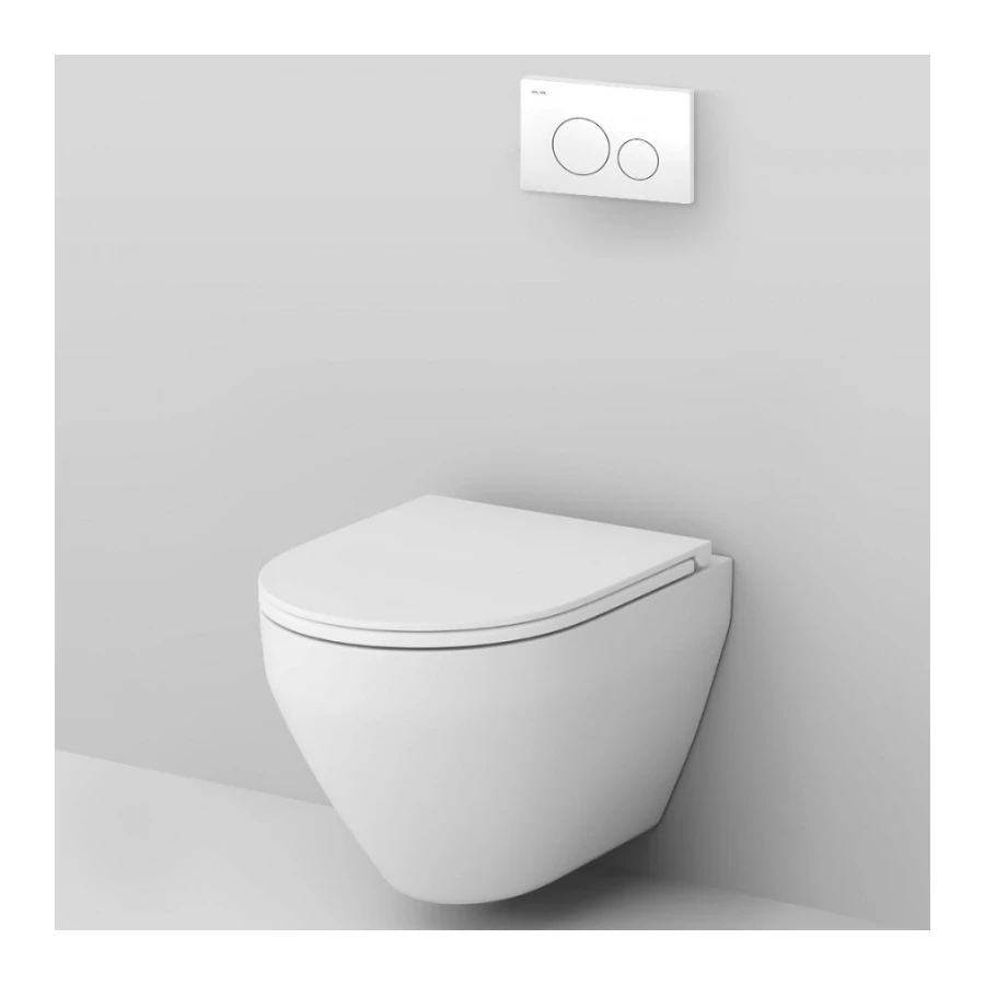 Инсталляция с подвесным унитазом Am Pm Spirit V2.0 FlashClean с сиденьем микролифт и клавишей IS49001.701700