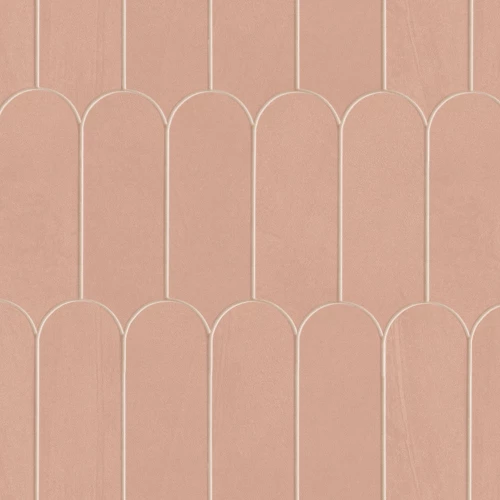 Мозаика Atlas Concorde Италия Призм Блум Мозаико Бид Матте / Prism Bloom Mosaico Bead Matte матовая розовая A4Z0 29,7х29,6 см