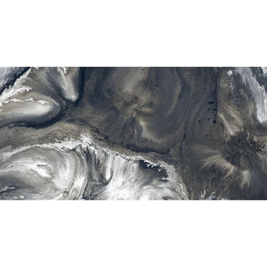 Керамогранит Neodom Sale Arabesque Black Polished глянцевый серый N20404 120x60 см