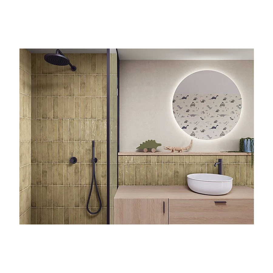 Керамогранит Harmony Peronda Sunset Sage глянцевый коричневый 3334637337 25х6 см