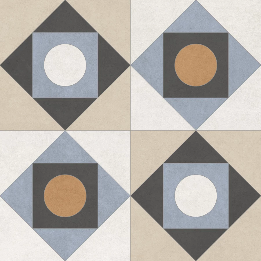 Керамогранит New Trend Design Art Mix 3 матовый многоцветный GP2020DMX11 20х20 см