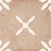 Керамогранит Harmony Peronda Pangea Clay Flower LT матовый бежевый 3386040802 22,3х22,3 см