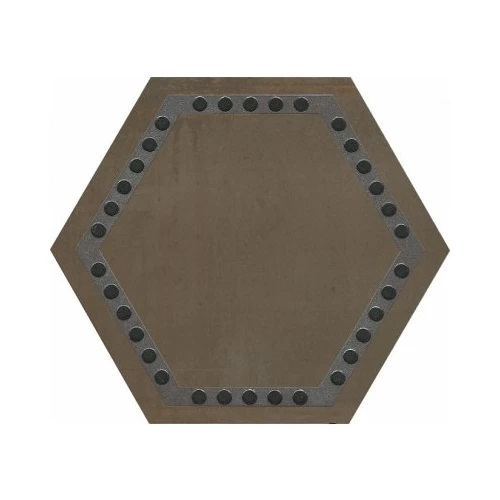 Декор Kerama Marazzi Раваль коричневый 29*33,4 см