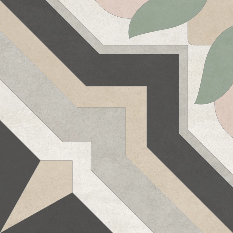 Керамогранит New Trend Design Art Mix 3 матовый многоцветный GP2020DMX11 20х20 см