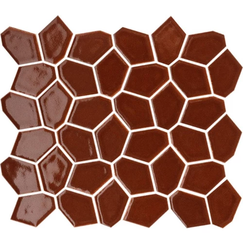 Плитка настенная Italon Avantgarde Авангард Мозаика Руби Спектрум матовая красная 600110001122 33,2х29,2 см