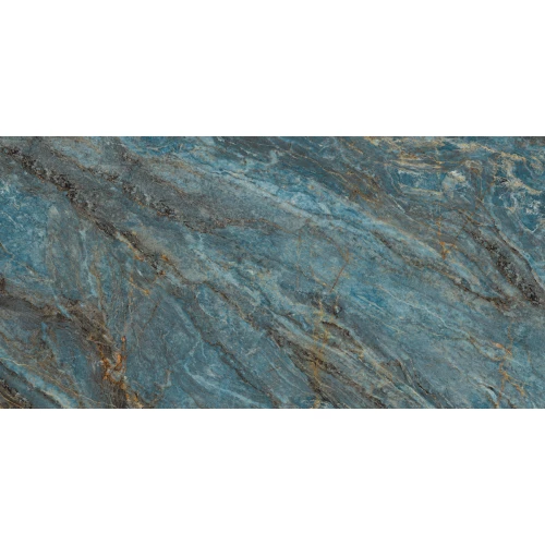 Керамогранит Laparet Beam Turquoise лаппатированный шайн бирюзовый 120х60 см