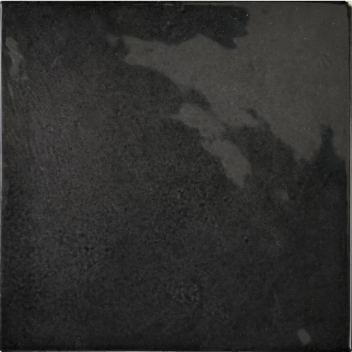 Плитка керамическая Equipe Вилледж Блаcк / Village Black глянцевая черная 25598 13,2х13,2 см