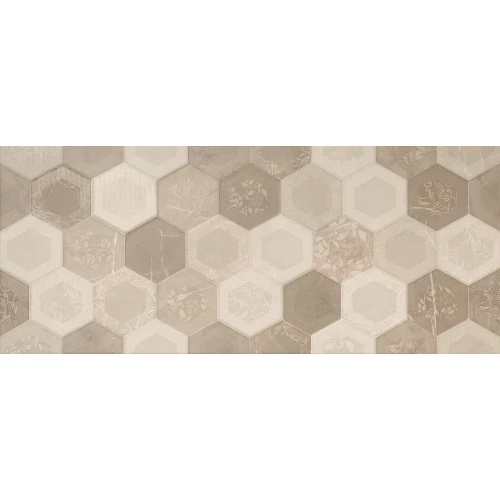 Плитка настенная Porcelanite Dos 8215 Crema Relieve Rodas PCD000027 80х33.3 см