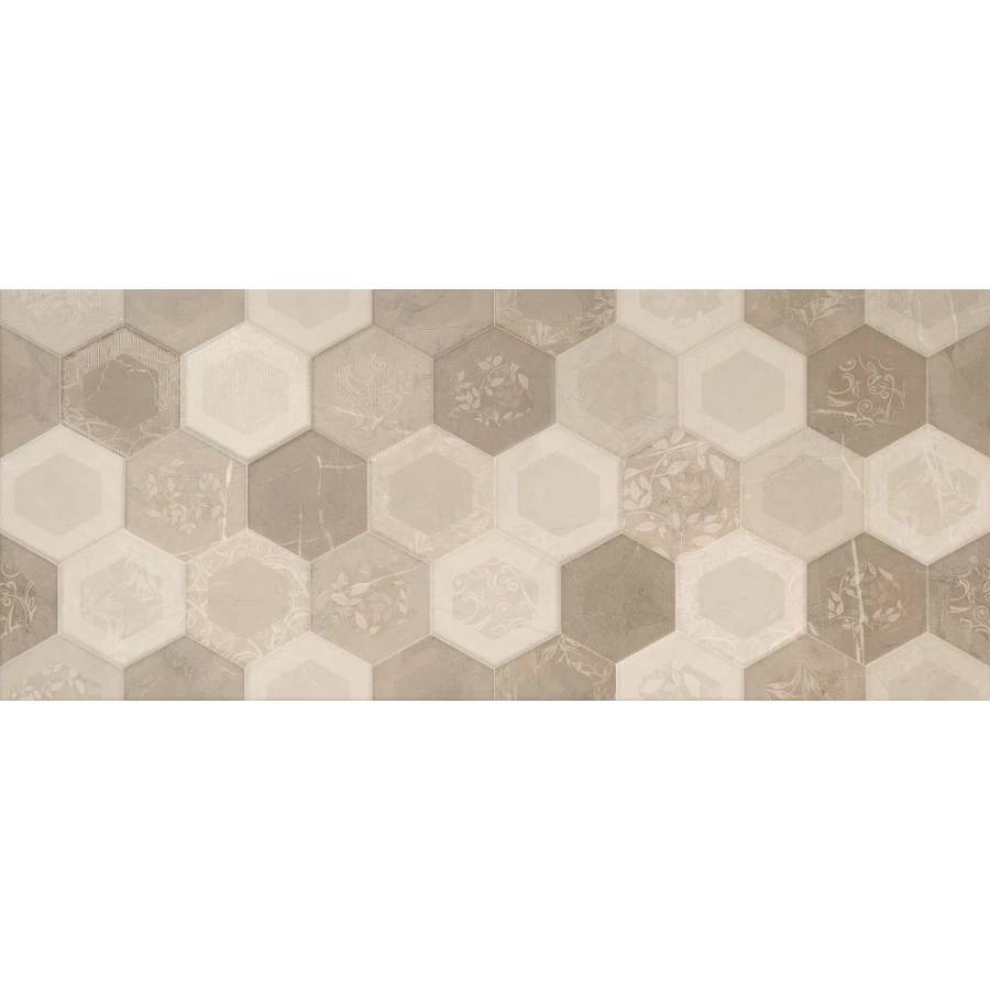 Плитка настенная Porcelanite Dos 8215 Crema Relieve Rodas PCD000027 80х33.3 см