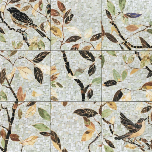 Декор Mainzu Tiffany Decor матовый многоцветный PT03836 20х20 см