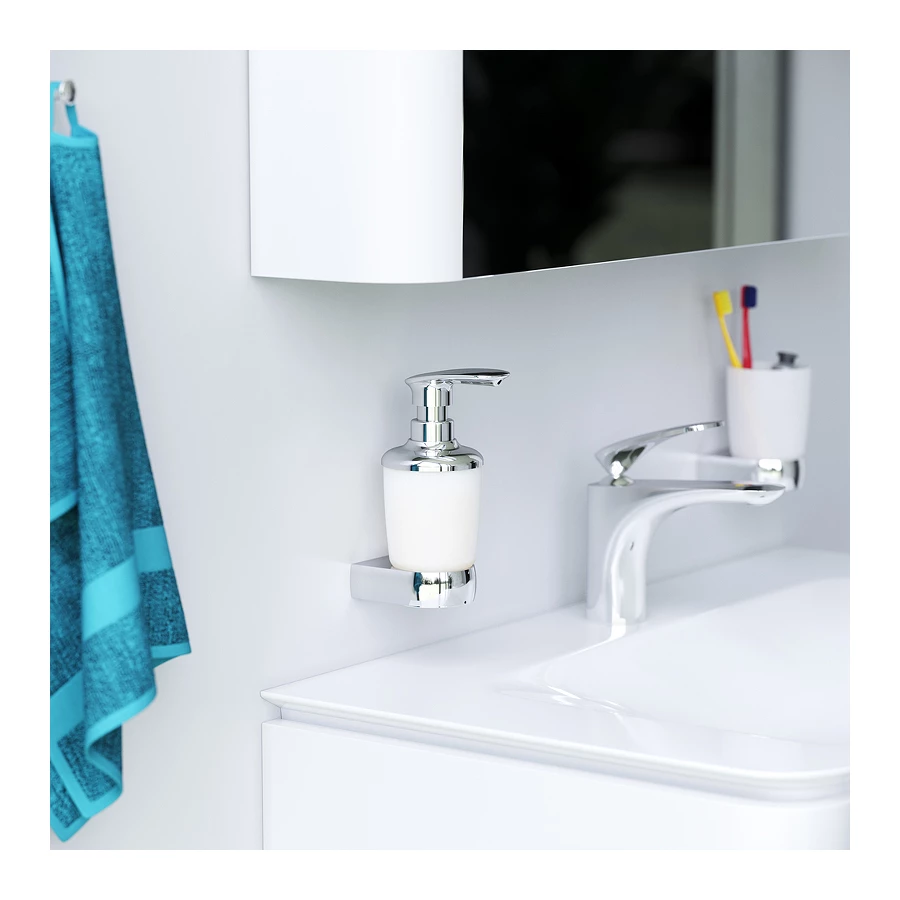 Стеклянный диспенсер для жидкого мыла Am Pm Sensation с настенным держателем A3036900