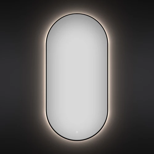 Зеркало Wellsee LED-подсветка фоновая интерьерная форма овальная 172201520-172201530 50х90 см