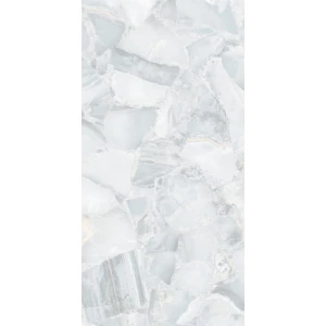 Керамогранит Seratonia Glossy Aqua Stone Light светло-голубой 120х60 см