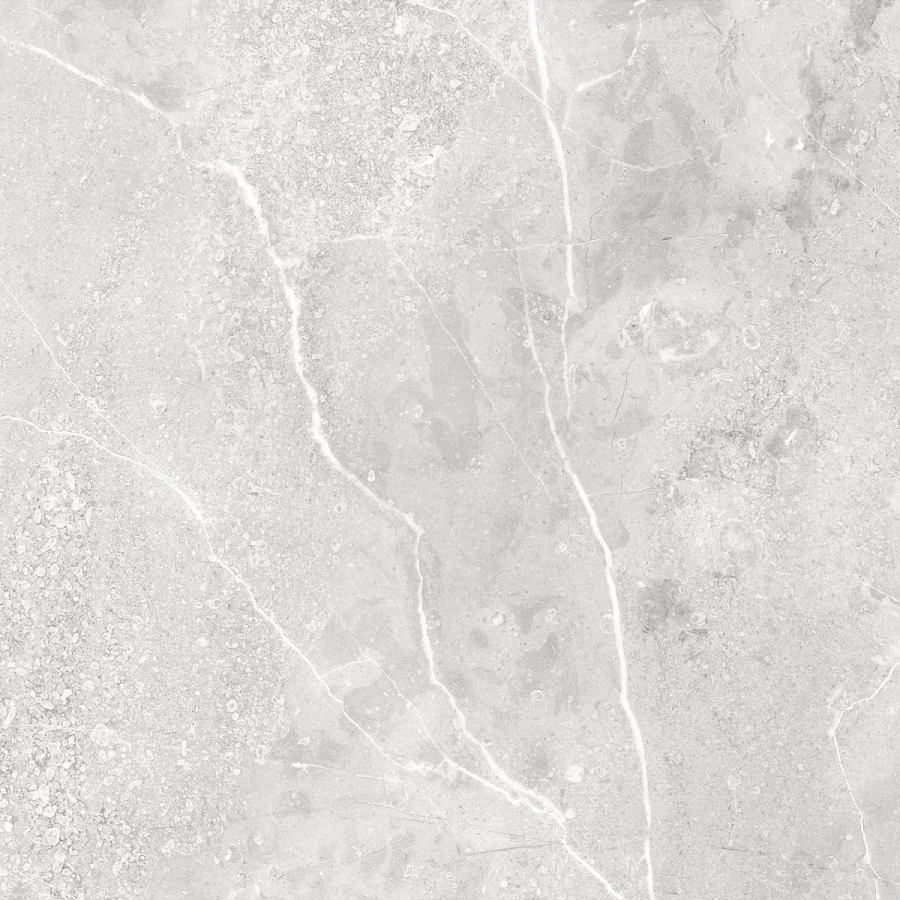 Керамогранит Belleza Eligia Silver Glossy глянцевый серый 60х60 см