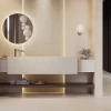 Плитка настенная Porcelanosa Мармол Срема Виа Марфил / Marmol Crema Via Marfil матовая бежевая 100381249 120х45 см