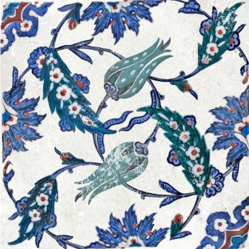 Керамогранит Nanda Tiles Терра Валентина / Terra Valentina полуматовый синий 11,5x11,5 см