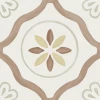 Керамогранит Harmony Peronda Llevant Clay Petals LT матовый бело-коричневый 3386040462 22,3х22,3 см