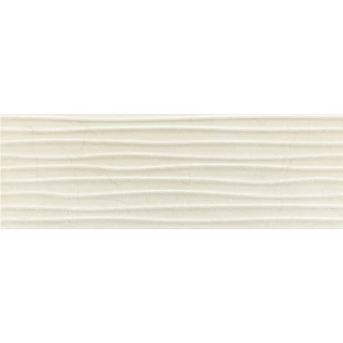 Плитка настенная Baldocer Velvet Wellen Pearl глянцевая серая WB3090L 90х30 см