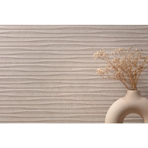 Плитка настенная Peronda Цлуны Санд Десор / Cluny Sand Decor матовая бежевая 40325 100х33,3 см