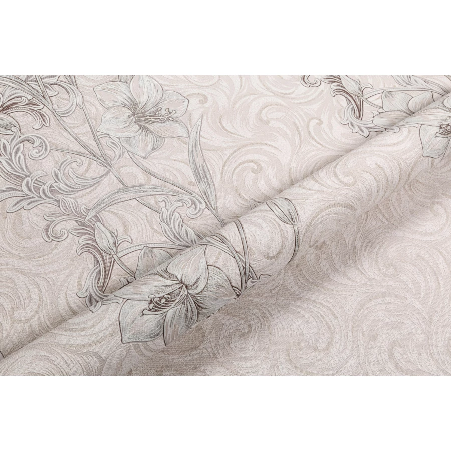 Обои флизелиновые Palitra Home HomeColor Blow бежевые HC31104-22 1,06х10,05 м
