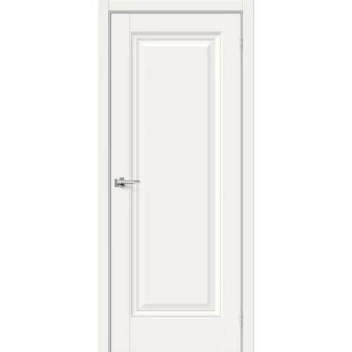Межкомнатная дверь Bravo Прима-0 200x80 экошпон Prima полотно глухое цвет White Mix
