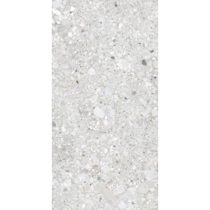 Керамогранит Creanza Gliato Terrazzo Solido матовый с микрогранулами светло-серый SL1001-A 120х60 см