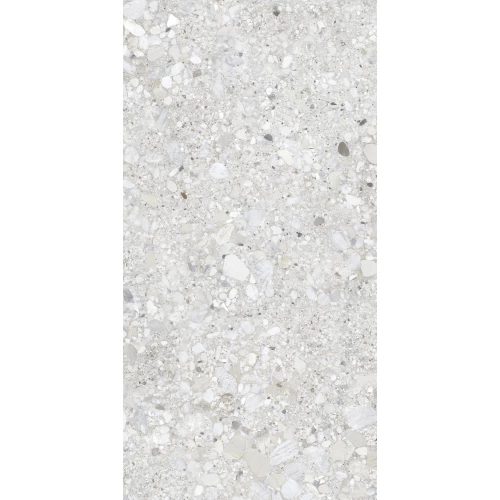 Керамогранит Creanza Gliato Terrazzo Solido матовый с микрогранулами светло-серый SL1001-A 120х60 см