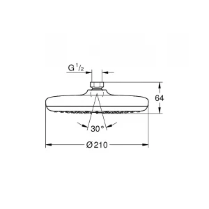 Верхний душ Grohe Tempesta 26408000