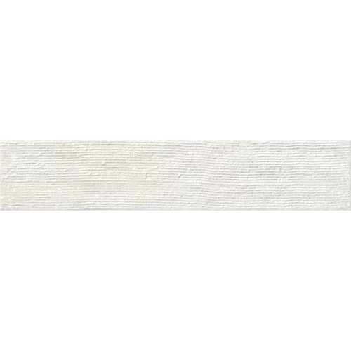 Плитка настенная Harmony Трасе Вхите Брушед / Trace White Brushed Q-70 матовая белая 42884 30х6 см