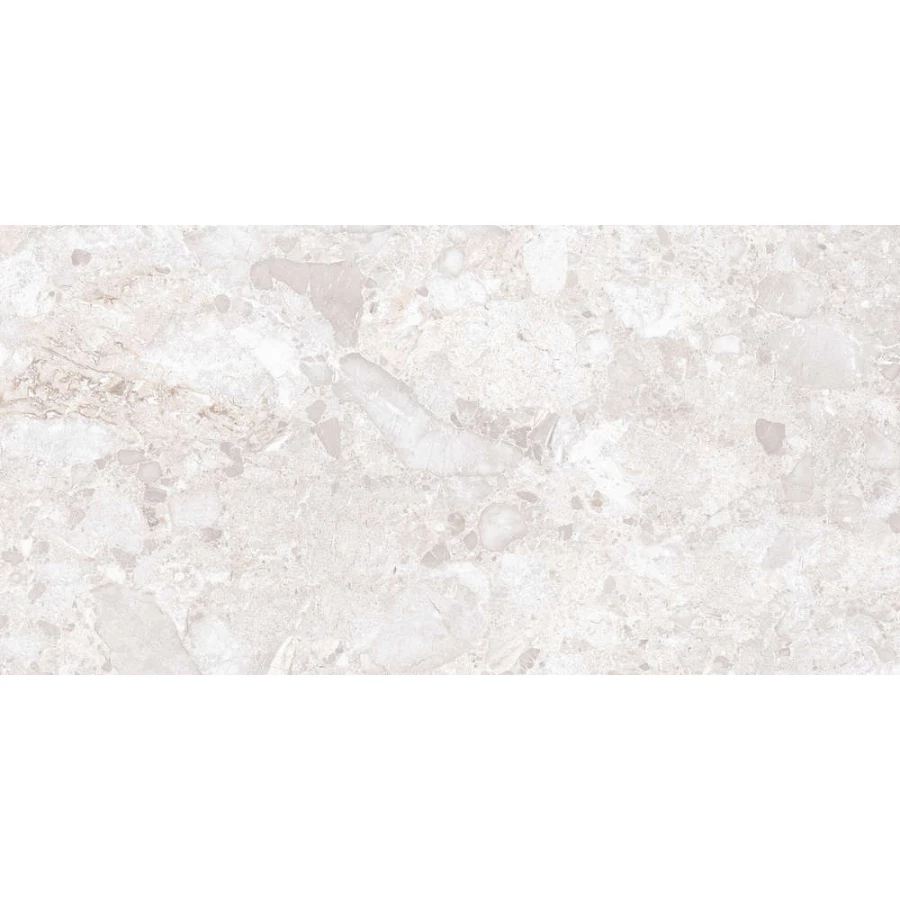 Керамогранит NT Ceramic Terrazzo White Creative 4D матовый белый NTTVL99847D 120х60 см