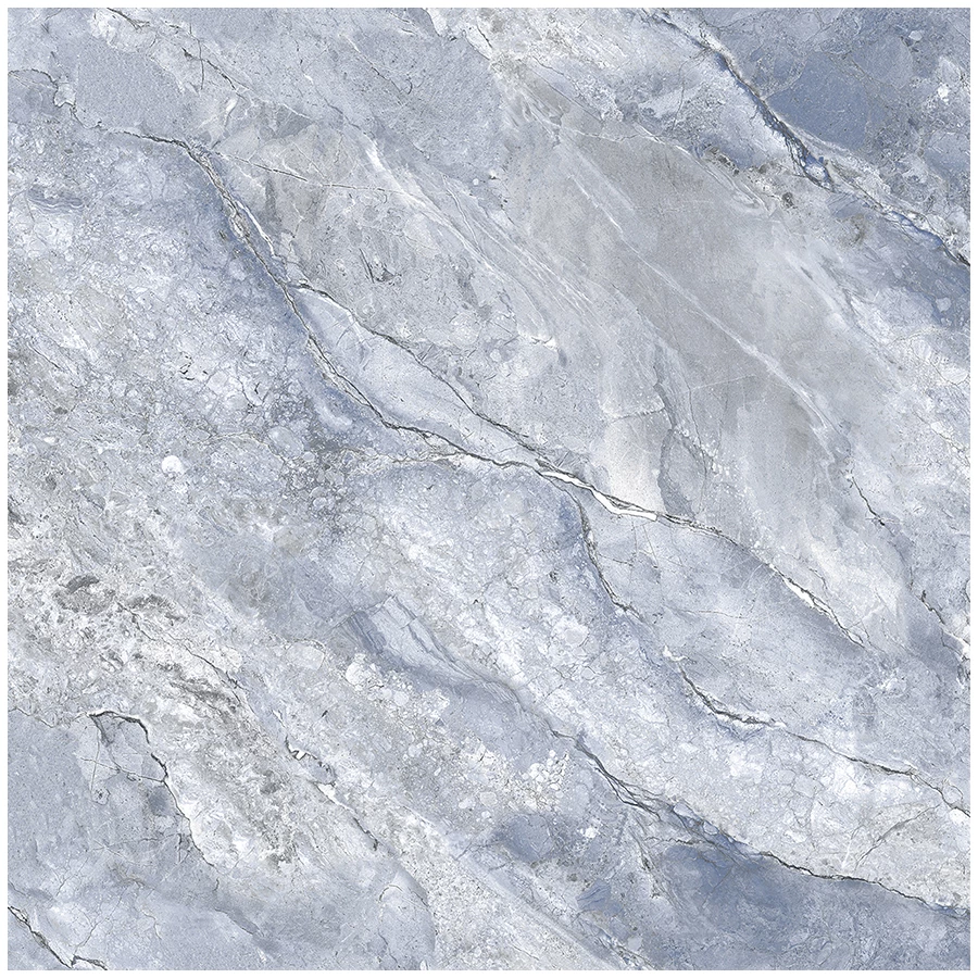 Керамогранит Ceradim Ocean Gorgeous Blue голубой Полированный 60х60 см