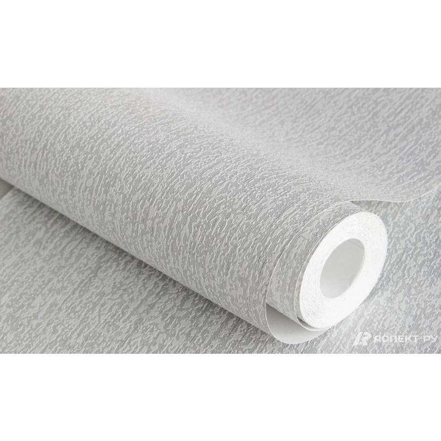 Обои виниловые Аспект Короед серые 20011-41 0,53х15 м