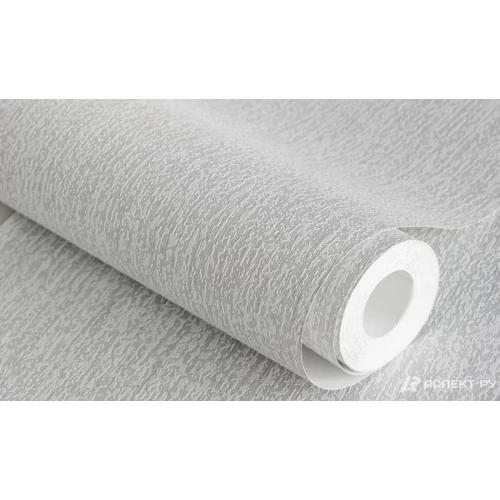 Обои виниловые Аспект Короед серые 20011-41 0,53х15 м