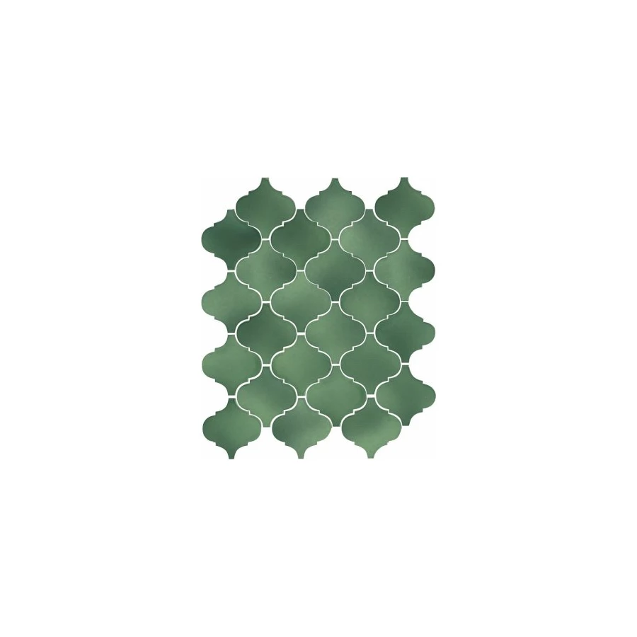 Плитка настенная Kerama Marazzi Арабески Майолика зеленый 65008 26*30 см