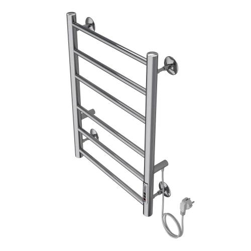 Полотенцесушитель электрический Azario Parma 6 секций тен справа хром AZ10846 40x60 см