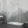 Перегородка для душа RGW WA-020 WA-010 2 шт + S-1220 Прозрачное 02122080-11 80х100 см