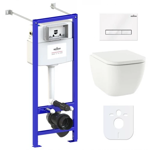 Унитаз Lavinia Boho Relfix One Rimless 77050165 (комплект 6 в 1)