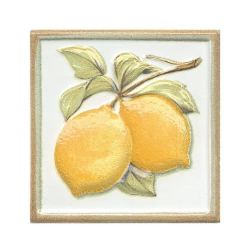 Вставка Kerama Marazzi Капри лимончики TLA002 9,9х9,9 см