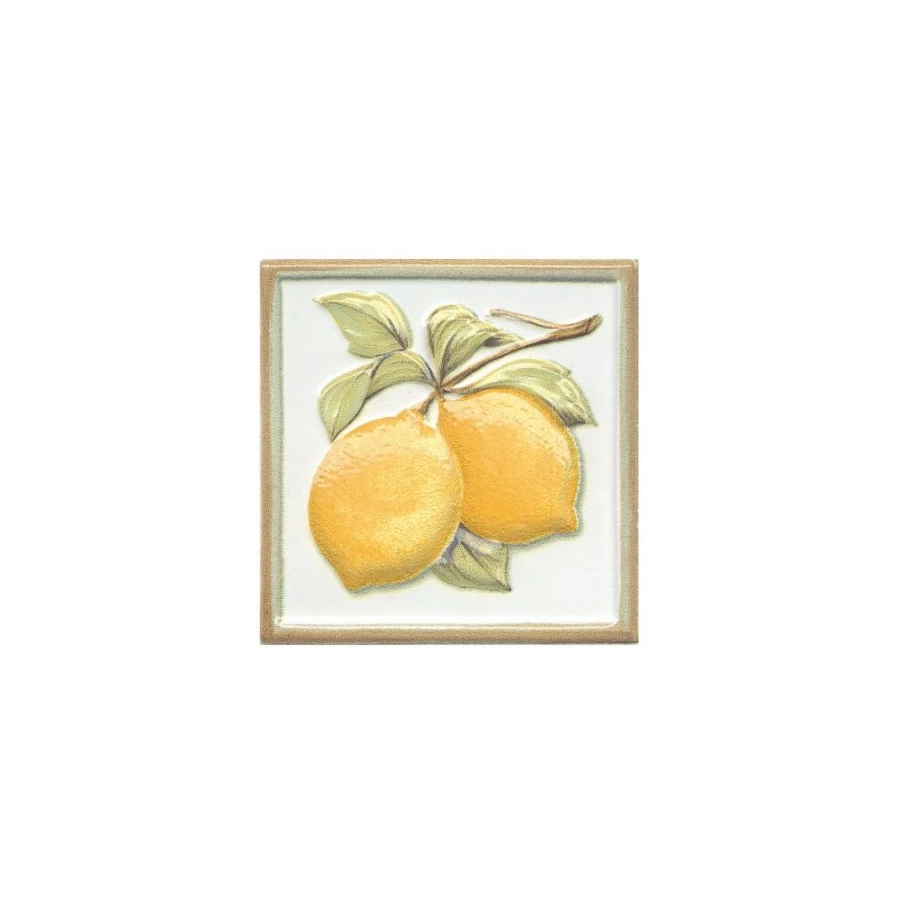 Вставка Kerama Marazzi Капри лимончики TLA002 9,9х9,9 см