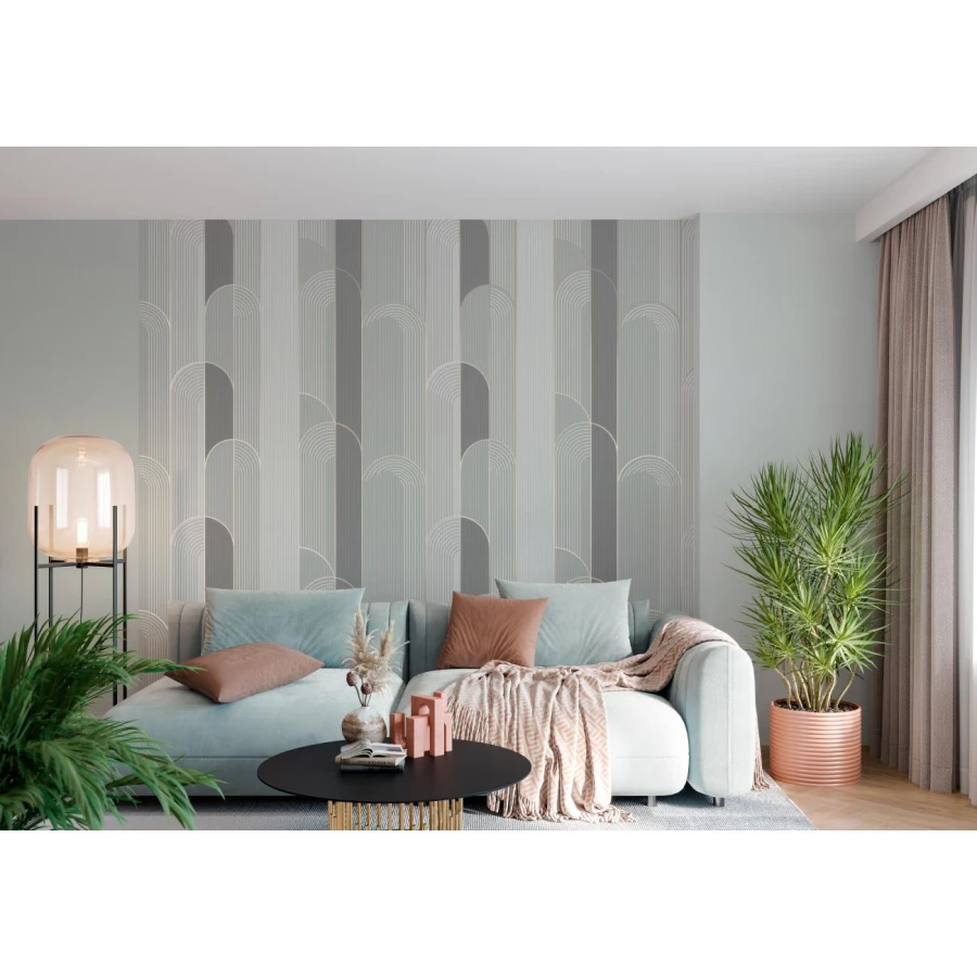 Обои флизелиновые Palitra Trend Trend Archway TrendColor серый TC72250-44 1,06х10,05 м