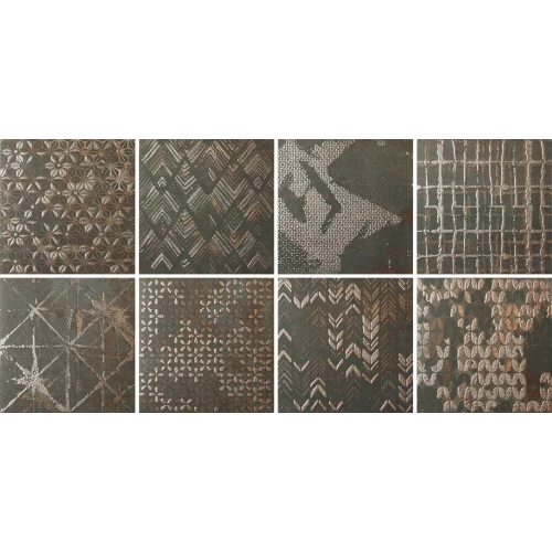 Керамогранит Dune Diurne Oxide Ethnic матовый коричневый 187760 20x20 см