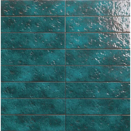 Плитка настенная Mainzu Amalfi Smeraldo глянцевая зеленая 30х7,5 см