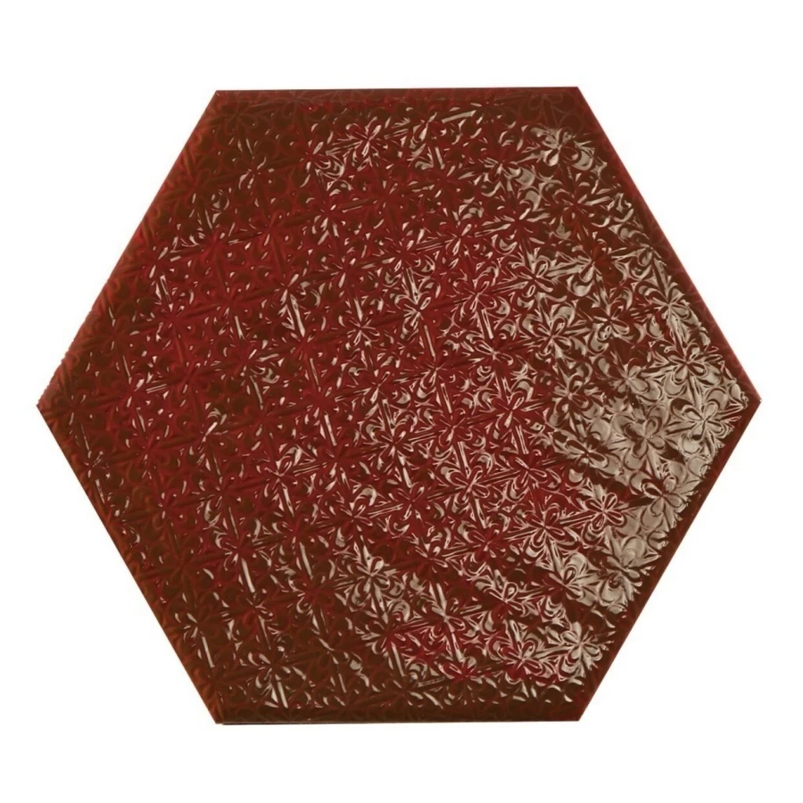 Керамогранит Prissmacer Rain Bordeaux Mist dec 22,8х19,8 см