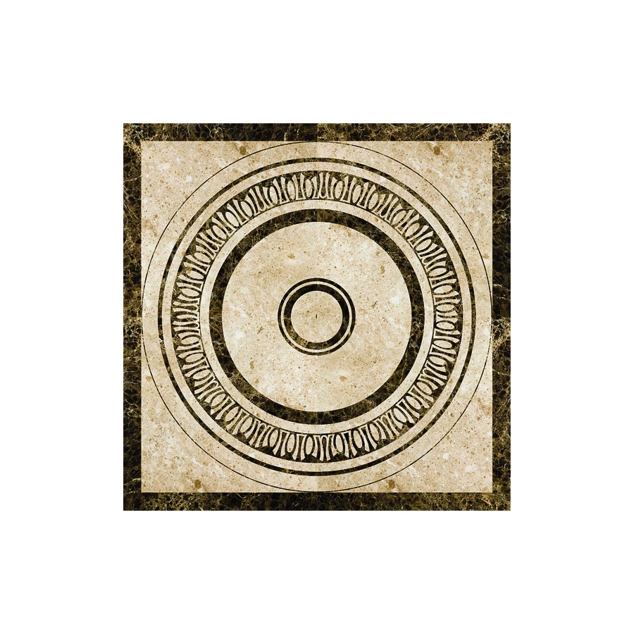 Плитка настенная Marmocer Waterjet 20 Medallion глянцевая бежевая PJG-SWPZ020 160x160 см